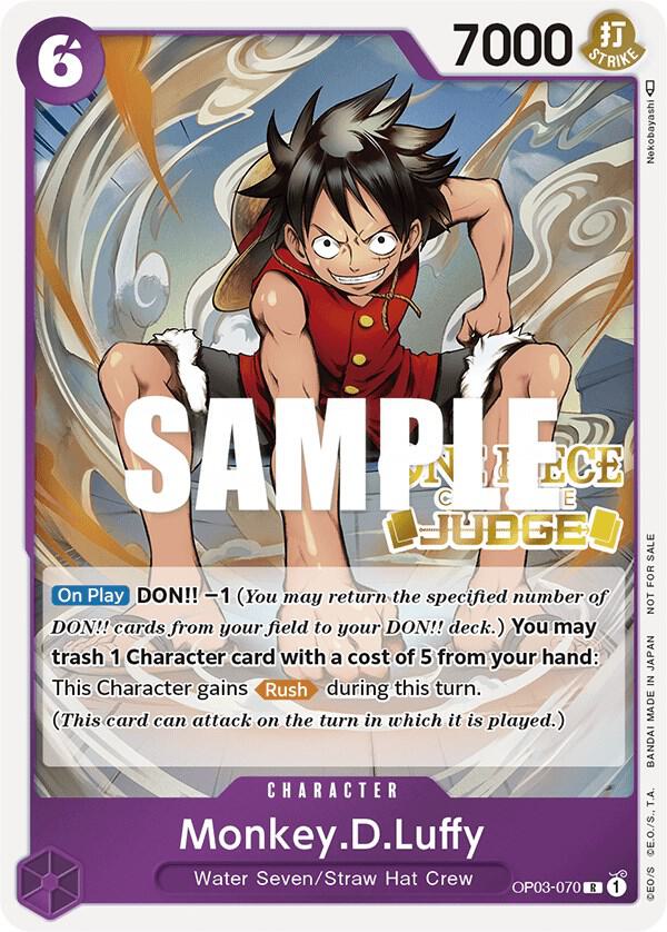 Monkey.D.Luffy (Judge Pack Vol. 2) - (OP03-070) PR - Near Mint