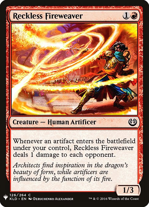 Reckless Fireweaver [Mystery Booster #1035] (KLD-C)