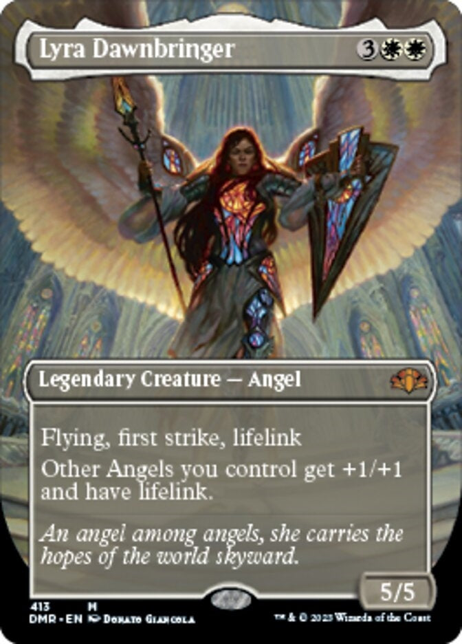 Lyra Dawnbringer [#413 Alternate Art Borderless] (DMR-M)