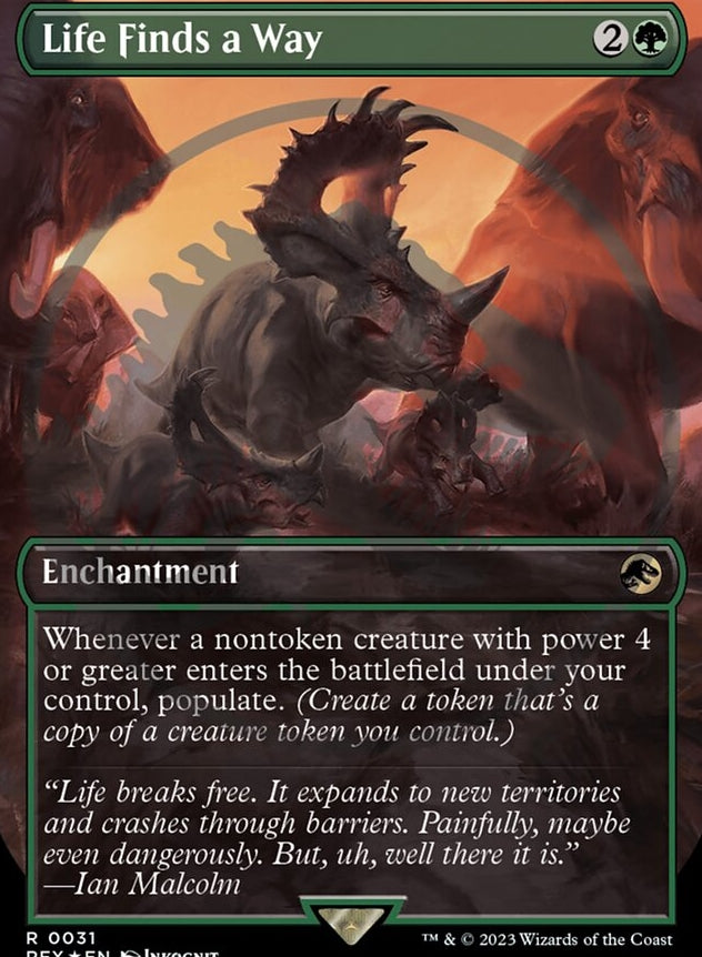 Life Finds a Way [#0031 Embossed Foil] (REX-R)