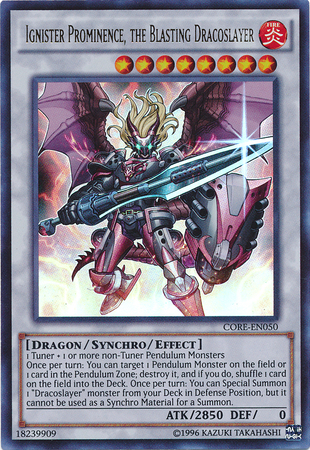 Ignister Prominence, the Blasting Dracoslayer (CORE-EN050) Ultra Rare - Near Mint Unlimited