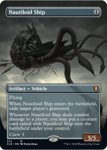 Nautiloid Ship [#373 Alternate-Art Borderless] (CLB-M-FOIL)