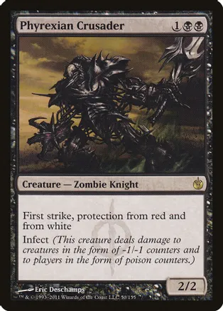 Phyrexian Crusader (MBS-R) Light Play