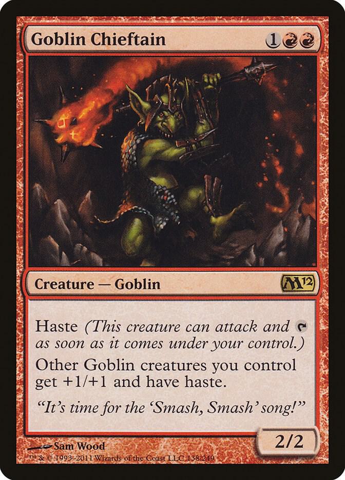 Goblin Chieftain (M12-R) Heavy Play