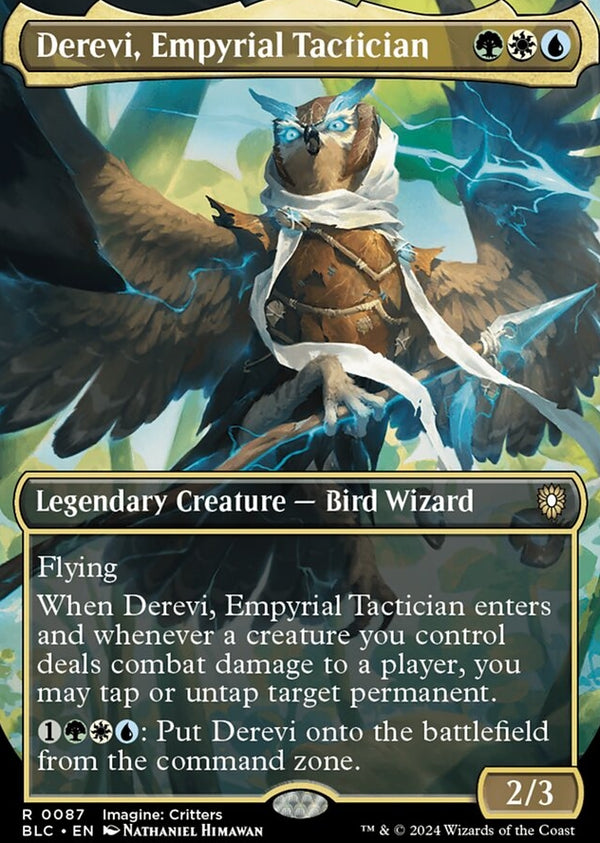 Derevi, Empyrial Tactician [#0087 Borderless] (BLC-R-FOIL)