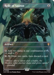 Relic of Sauron [ #0086 Borderless Surge Foil ] (HOC-M)
