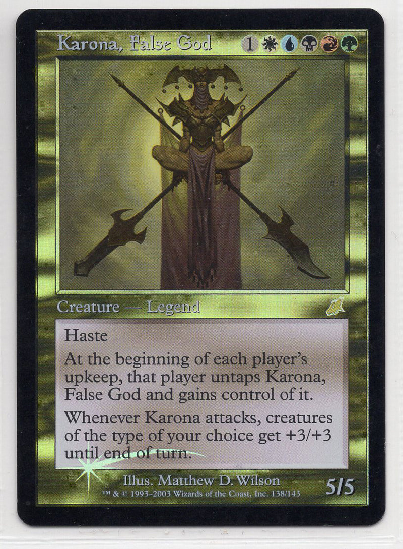 Karona, False God (SCG-R-FOIL)