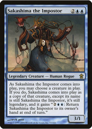 Sakashima the Impostor (SOK-R-FOIL) Damaged