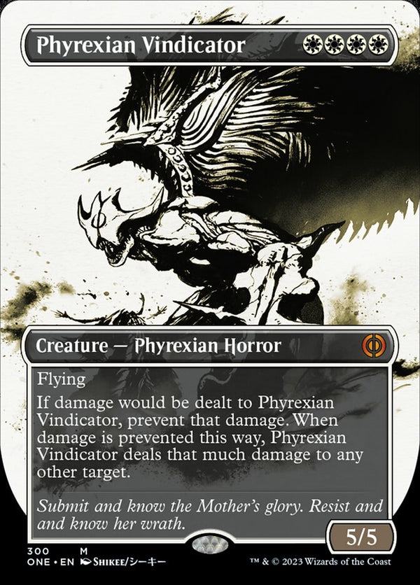 Phyrexian Vindicator [#300 Showcase] (ONE-M)