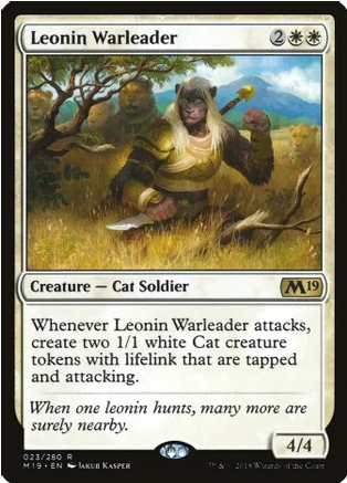 Leonin Warleader (M19-R)