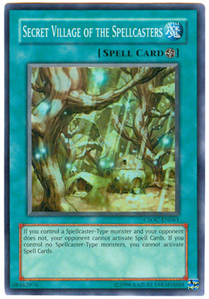 Secret Village of the Spellcasters (CSOC-EN061) Super Rare - Near Mint Unlimited