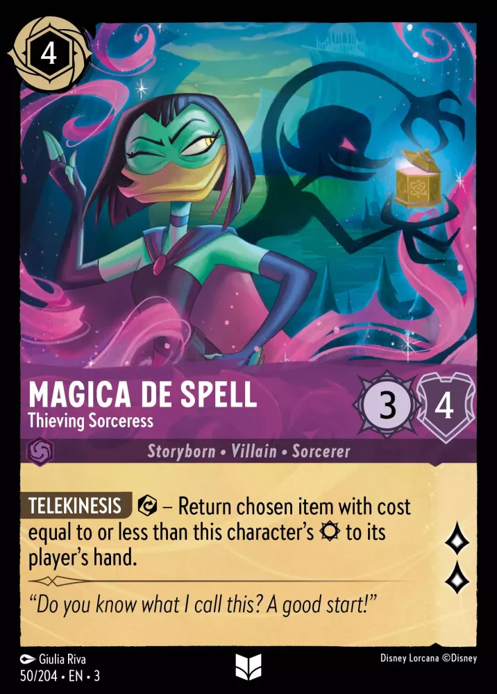 Magica De Spell - Thieving Sorceress (Into the Inklands 050/204) Uncommon - Near Mint