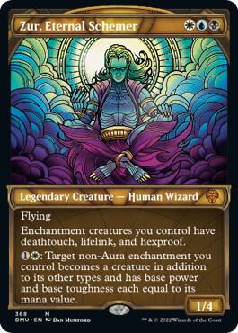 Zur, Eternal Schemer [#368 Textured FOIL] (DMU-M) Light Play