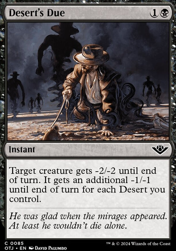 Desert's Due [#0085] (OTJ-C)