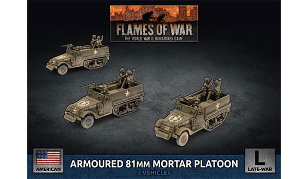 Flames of War: WWII: USA (UBX78) - M4 81mm Armored Mortar Platoon