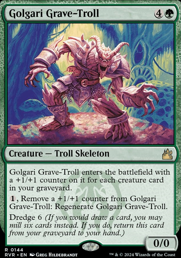 Golgari Grave-Troll [#0144] (RVR-R)