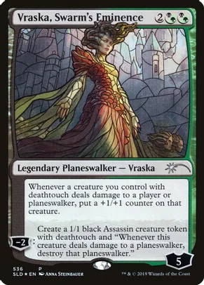 Vraska, Swarm's Eminence [#536] (SLD-P) Stained Glass