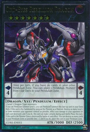 Odd-Eyes Rebellion Dragon (CORE-EN051) Ultimate Rare - Near Mint 1st Edition