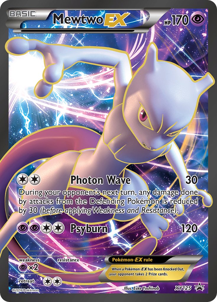 Mewtwo EX - XY125 (XY:PR) Promo - Near Mint Holofoil