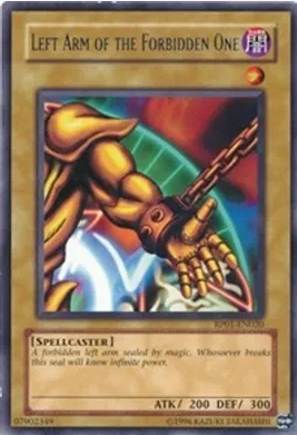 Left Arm of the Forbidden One (RP01-EN020)