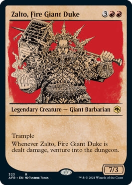 Zalto, Fire Giant Duke [#323 Showcase] (AFR-R)