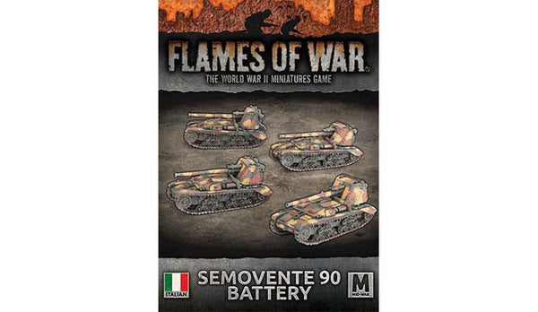 Flames of War: WWII: Italian (IBX23) - Semovente (90mm) Assault Guns (x4)