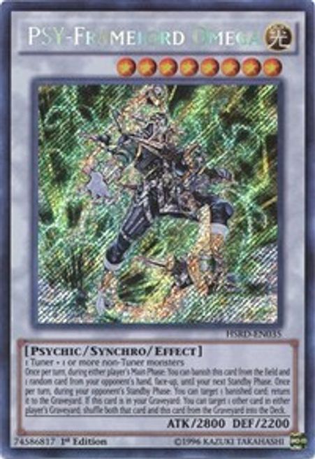 PSY-Framelord Omega (HSRD-EN035) 1st Ed. Secret Rare