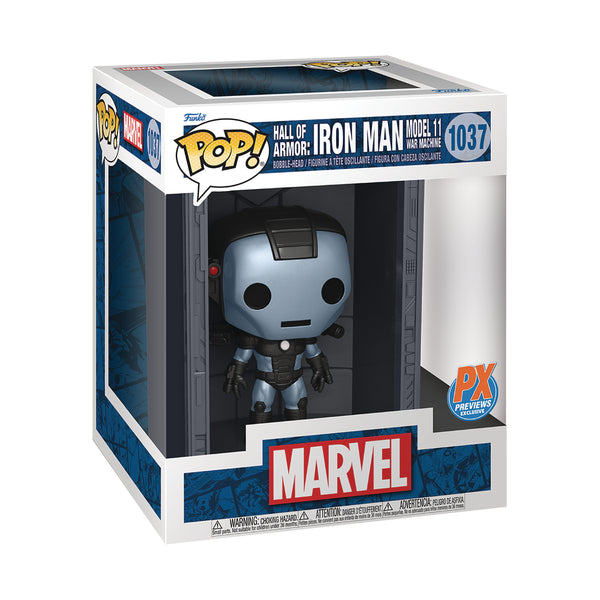 POP Figure Deluxe: Marvel Hall of Armor #1037 - Iron Man Model 11 War Machine (PX)