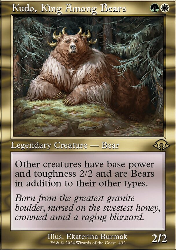 Kudo, King Among Bears [#0432 Retro Frame] (MH3-R)