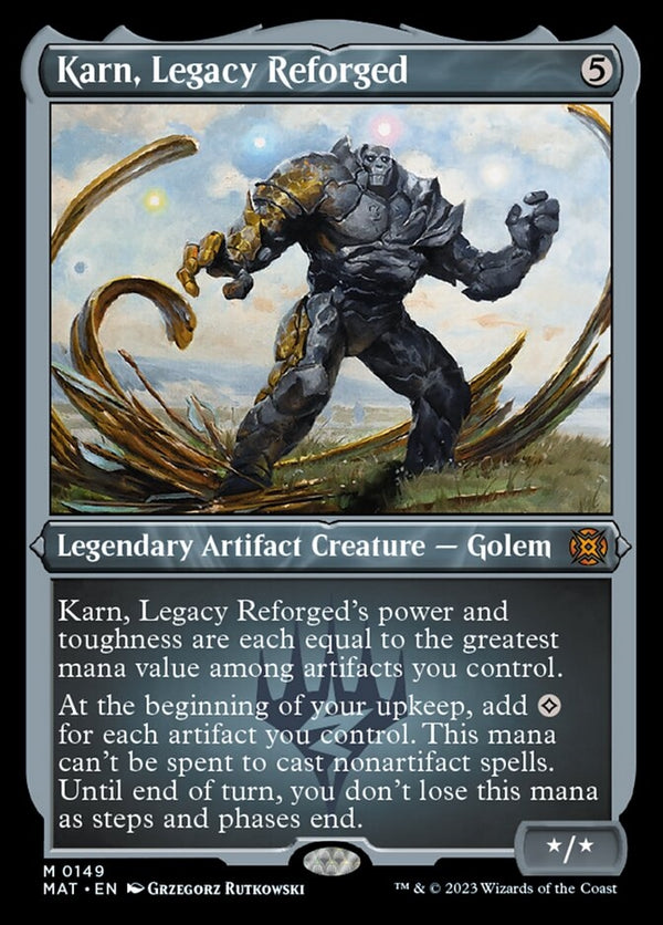 Karn, Legacy Reforged [#0149 Etched Foil] (MAT-M)