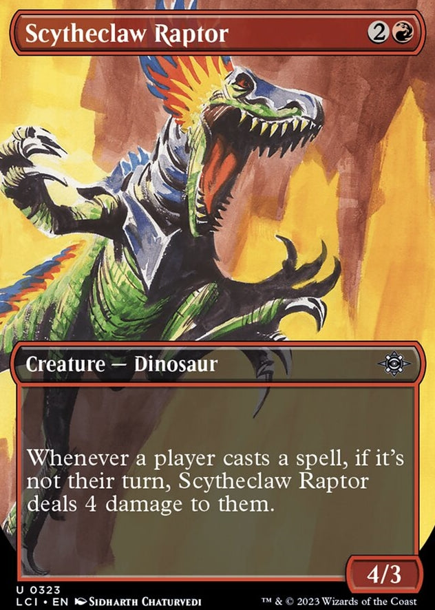 Scytheclaw Raptor [#0323 Borderless] (LCI-U)