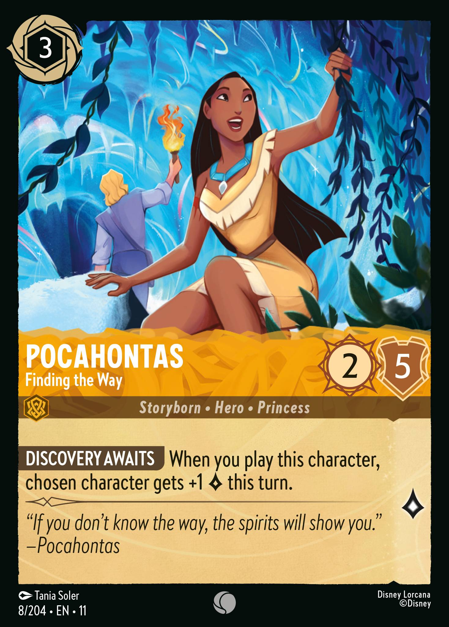 Pocahontas - Finding the Way (008/204 - Winterspell)  Common