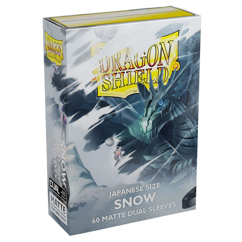 Dragon Shield: Mini - Matte Dual: Snow (Nirin) 60 Count