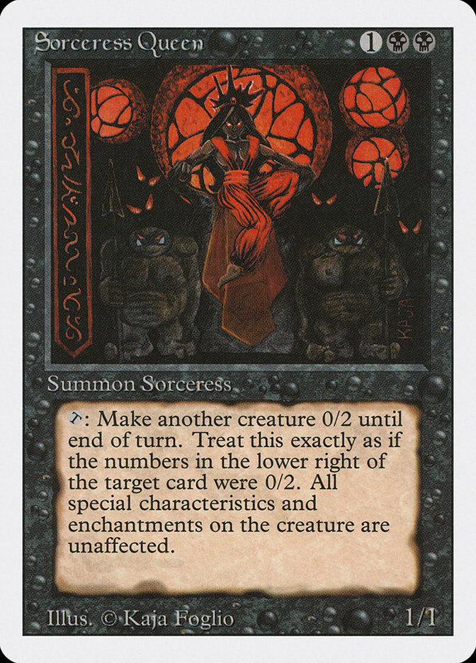 Sorceress Queen (3ED-R) Damaged