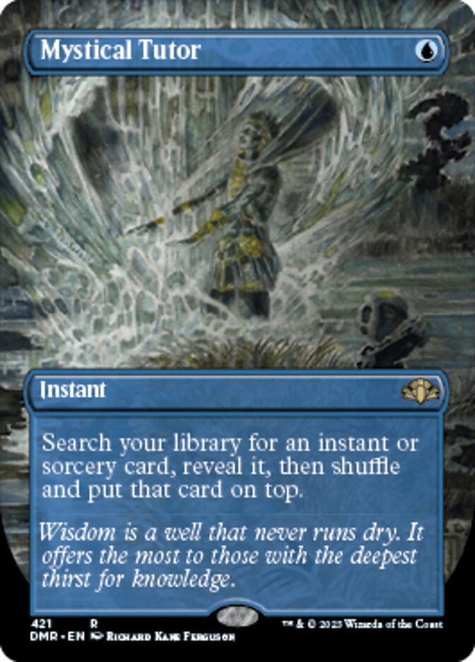 Mystical Tutor [#421 Alternate Art Borderless] (DMR-R)