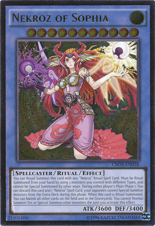 Nekroz of Sophia (CROS-EN038) Ultimate Rare - Near Mint Unlimited