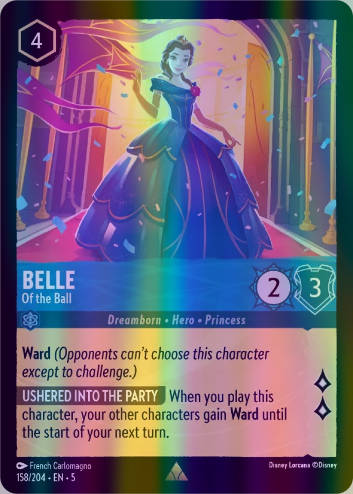 Belle - Of the Ball (Shimmering Skies 158/204) Rare - Near Mint Cold Foil