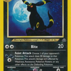 Umbreon - 13/75 (N2) Holo Rare - Damaged Holofoil
