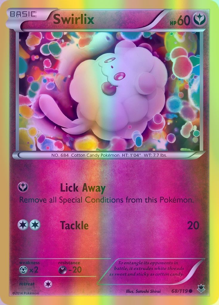 Swirlix - 068/119 (PHF) Common - Near Mint Reverse Holofoil