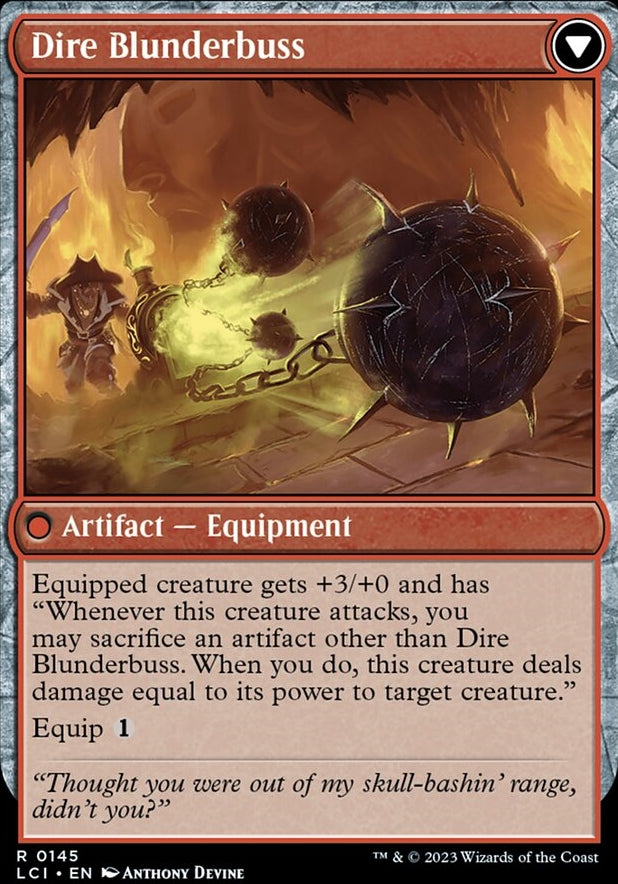 Dire Flail // Dire Blunderbuss [#0145] (LCI-R)