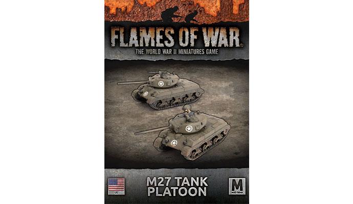 Flames of War: WWII: USA (UBX95) - M27 (76mm) Tanks (x2)