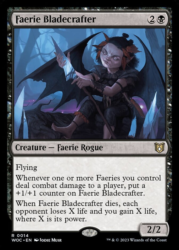 Faerie Bladecrafter [#0014 New Commander Cards] (WOC-R)