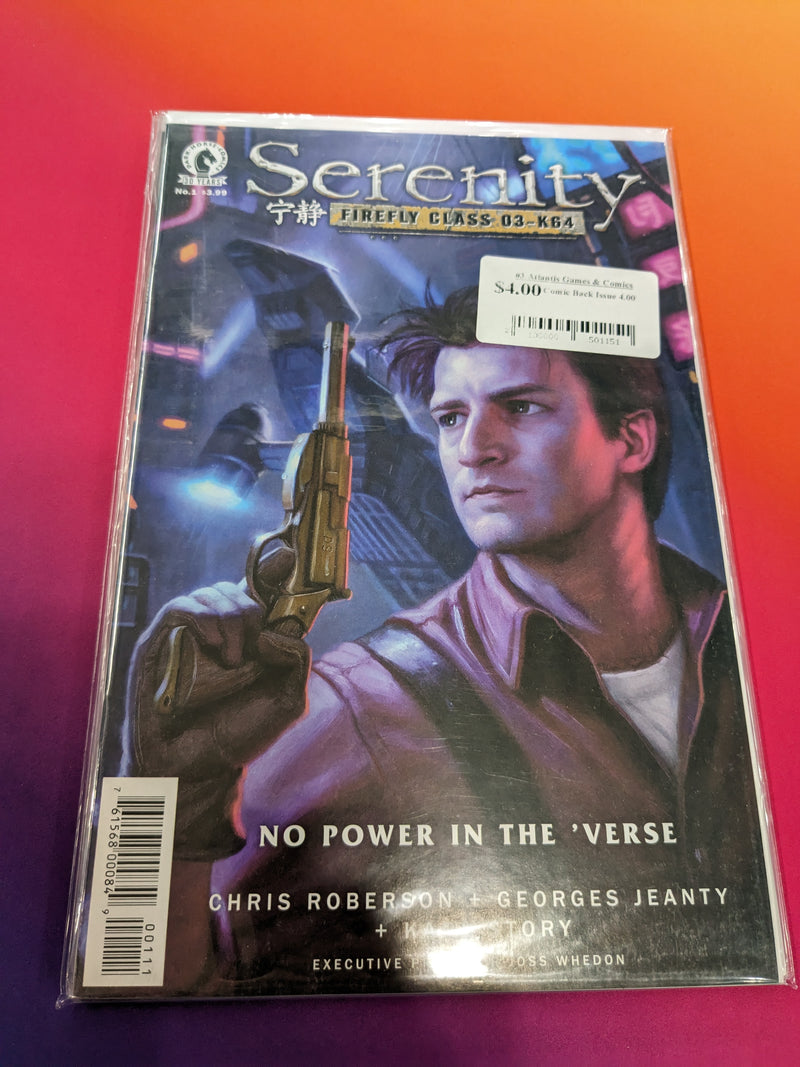 Serenity: No Power in the Verse Cover A