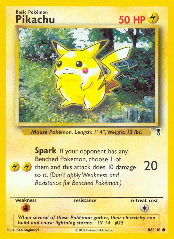 Pikachu  - 86/110 (LC) Common - Near Mint Normal