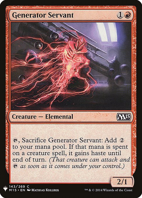 Generator Servant [Mystery Booster #0944] (M15-C)