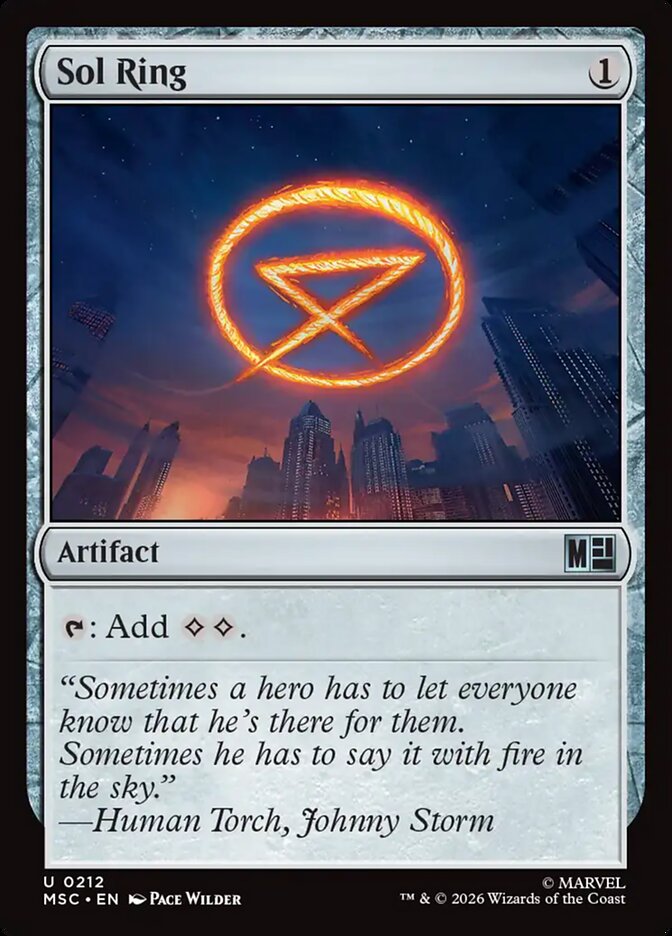 Sol Ring [ #0212 Surge Foil ] (MSC-U)