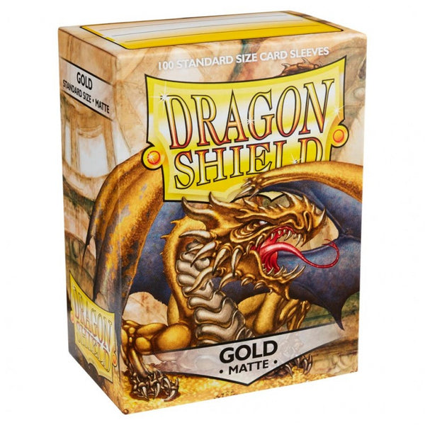 Dragon Shield: Standard - Matte: Gold 100 Count