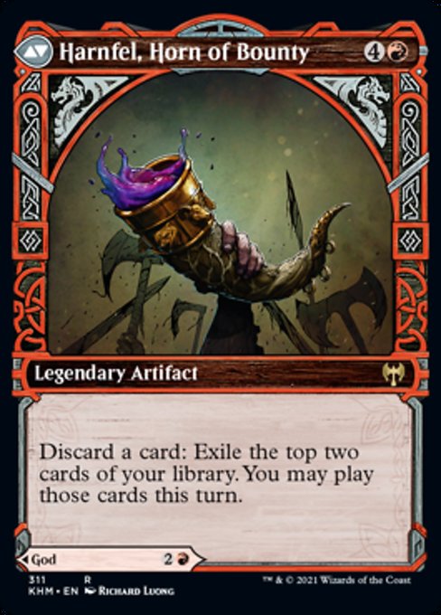 Birgi, God of Storytelling // Harnful, Horn of Bounty [Showcase #311] (KHM-R)