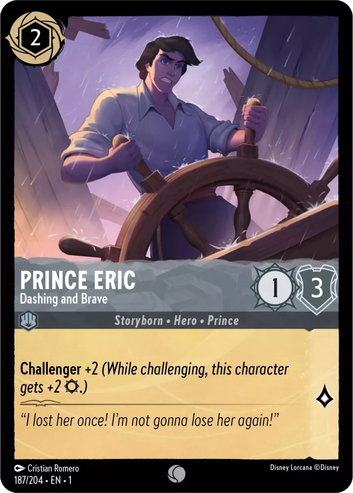 Prince Eric - Dashing and Brave (The First Chapter 187/204) Common - Near Mint