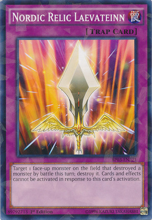 Nordic Relic Laevateinn (Shatterfoil) (BP03-EN221) Shatterfoil Rare - Near Mint 1st Edition